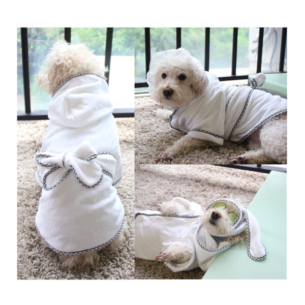 Dog Bathrobe Luxury Towel Quick Dry - JHYF001 - Image 4