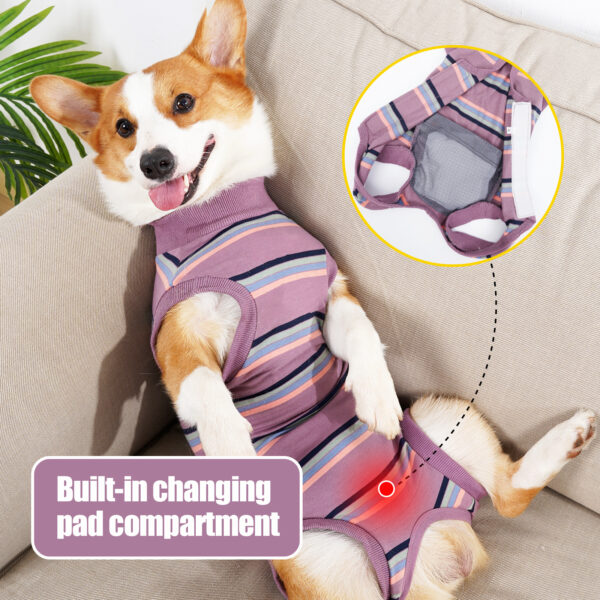 Dog Recovery Suit Strip Design - JHYF011 - Image 4