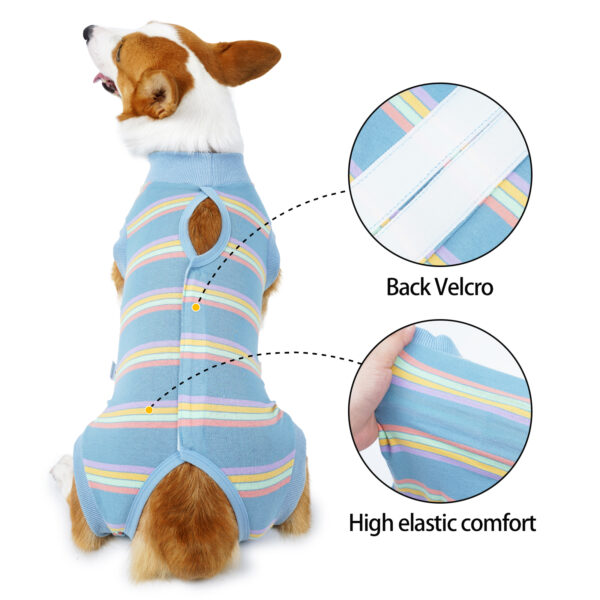 Dog Recovery Suit Strip Design - JHYF011 - Image 3