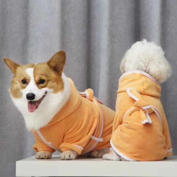 Dog Bathrobe Luxury Towel Quick Dry - JHYF001 - Image 3