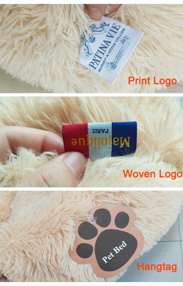 Donut Faux Fur Pet Bed 33colors Dropshipping - JHGW001 - Image 4