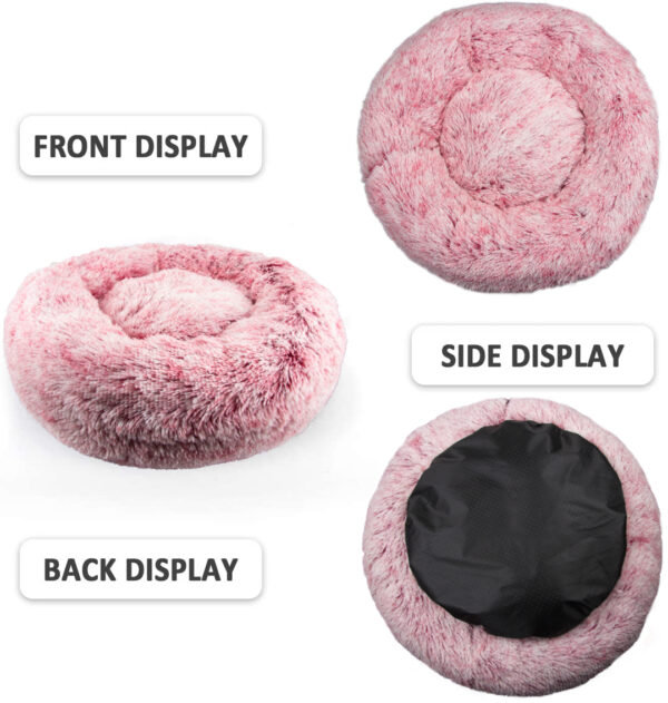Donut Faux Fur Pet Bed 33colors Dropshipping - JHGW001 - Image 2