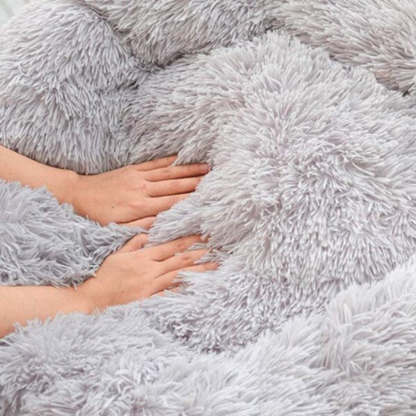 Faux Fur Rectangle Pet Bed 33colors Dropshipping - JHGW002 - Image 3