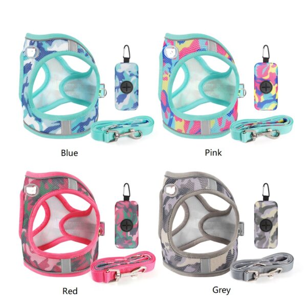Dog Harness+Leash+Poop Bag - JHXBFB895 - Image 6