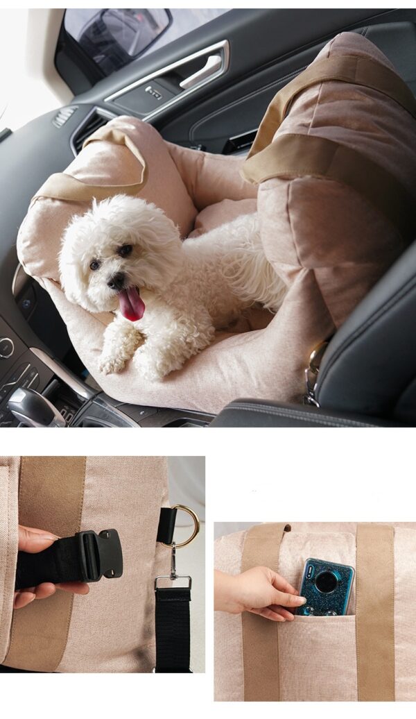 Dog Car Seat Carrier with Handles - JHCZC330 - Image 4