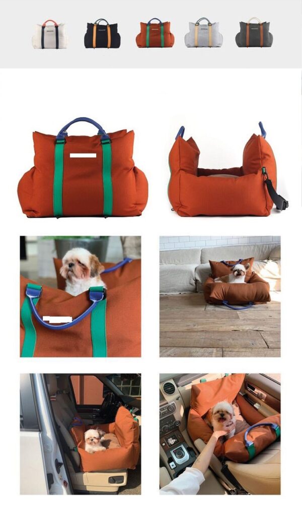 Dog Car Seat Carrier with Handles - JHCZC027 - Image 3