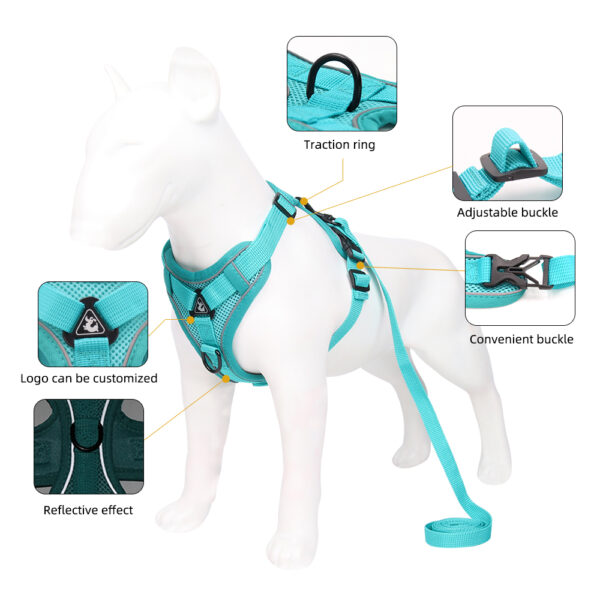 Cat & Dog Harness+Leash - JHXBFB864 - Image 5