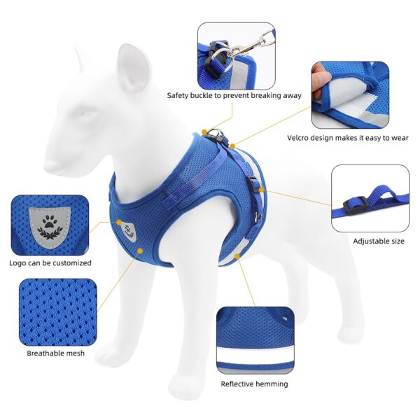 Dog Harness+Leash - JHXBFB844 - Image 5