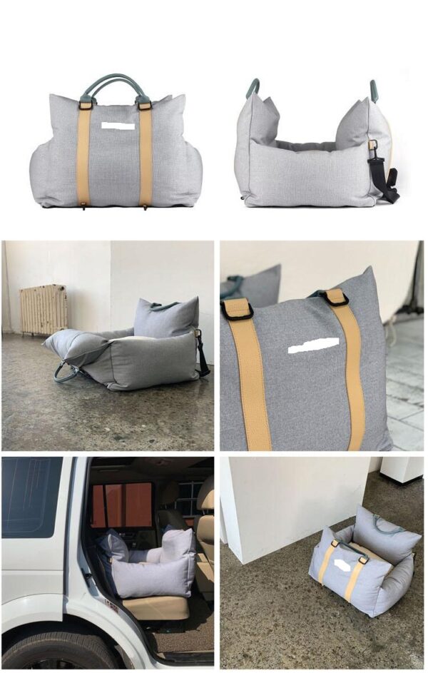 Dog Car Seat Carrier with Handles - JHCZC027 - Image 5