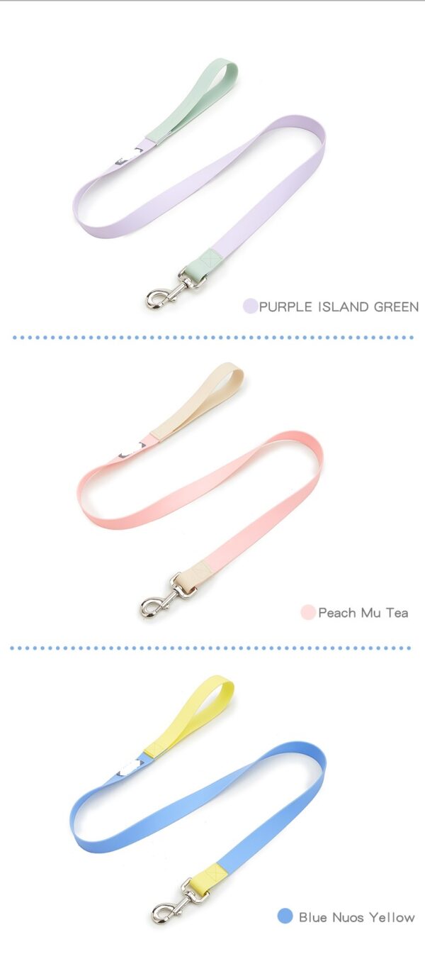 PVC Covered Ribbon Dog Leash JHQYLL337 - Image 5
