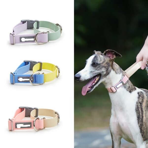 PVC Covered Retractable Dog Collar- JHXQCC324 - Image 2
