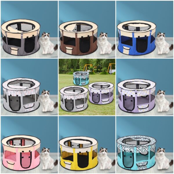 Foldable Dog Playpen - JHMW045 - Image 7