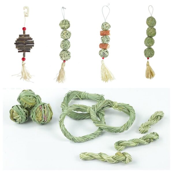Rabbits Grass Ball Bunny Chew Toys - JHXDW008