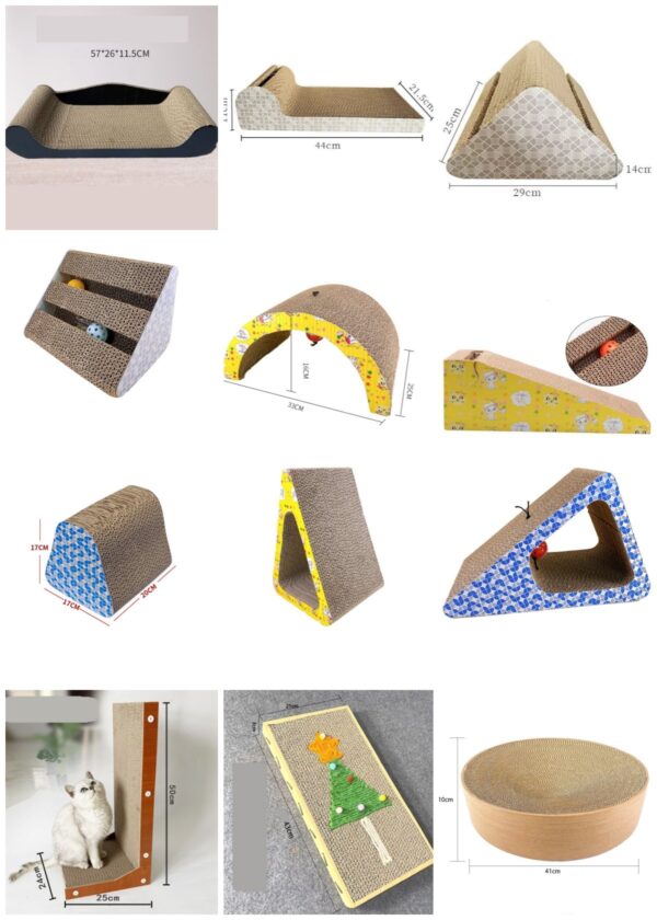 Cat Scratcher Bed Cardboard Pad - JHMZB048