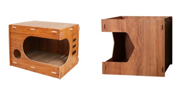 Wooden Cat House Lounger - JHMF013 - Image 4