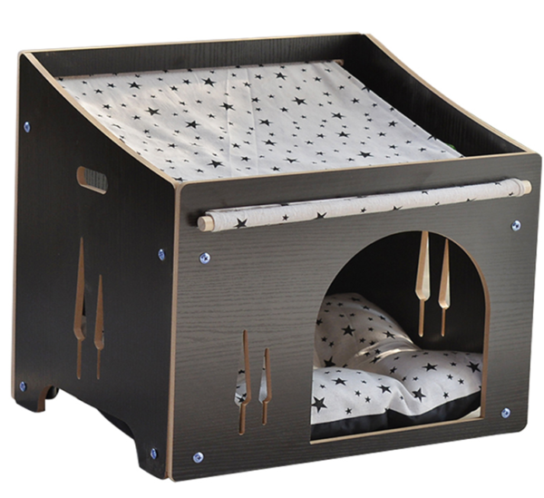 Wooden Cat House Lounger - JHMF015 - Image 2