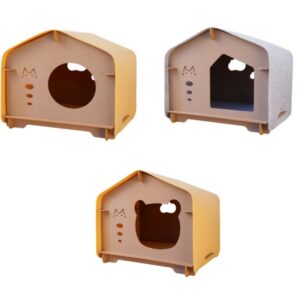 Wooden Cat House Lounger - JHMF056
