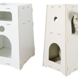 Wooden Cat House Lounger - JHMF059