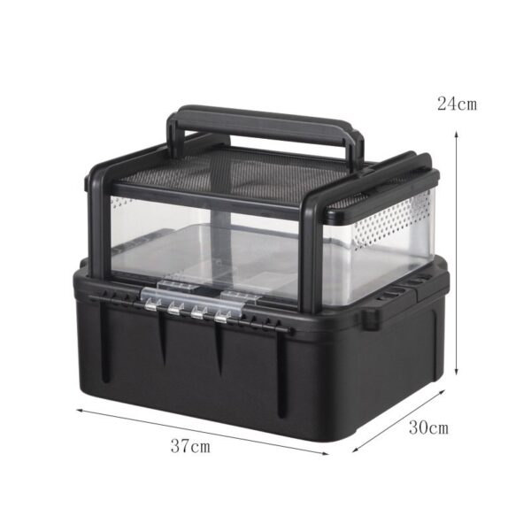 Portable Reptile Glass Terrarium Carrier for Travel - JHPC011