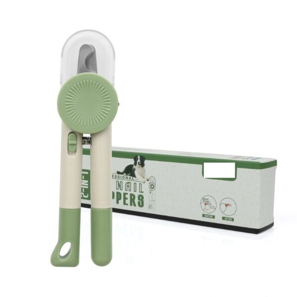 Cat Dog Pet Nail Clippers Trimmer with LED Light Hidden Nail File - JHMR018 - Image 7