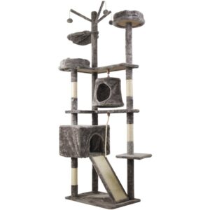 Multi- Level Cat Condo Cat Tree Towel with Platform  - JHMPJMA02