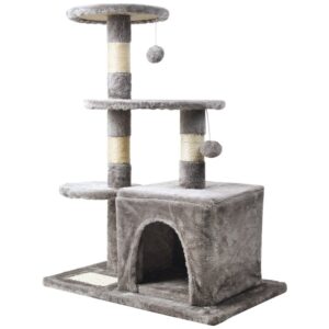 Multi- Level Cat Condo Cat Tree Towel with Platform  - JHMPJMA03