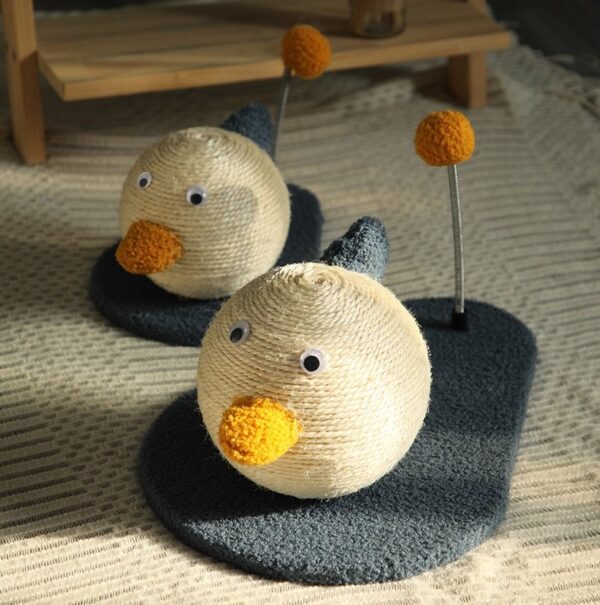 Duck Cat Scratcher with Spring Ball - JHMPJMF06 - Image 5