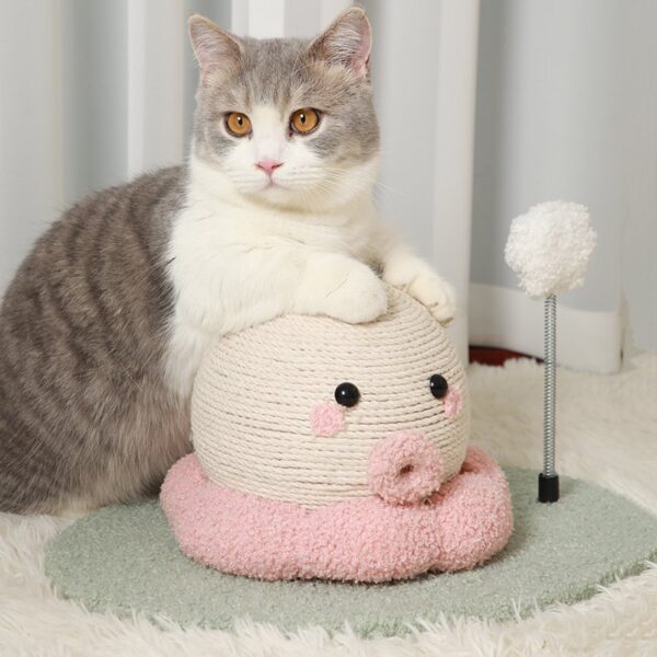 Octopus Cat Scratcher with Spring Ball - JHMPJMF19 - Image 3
