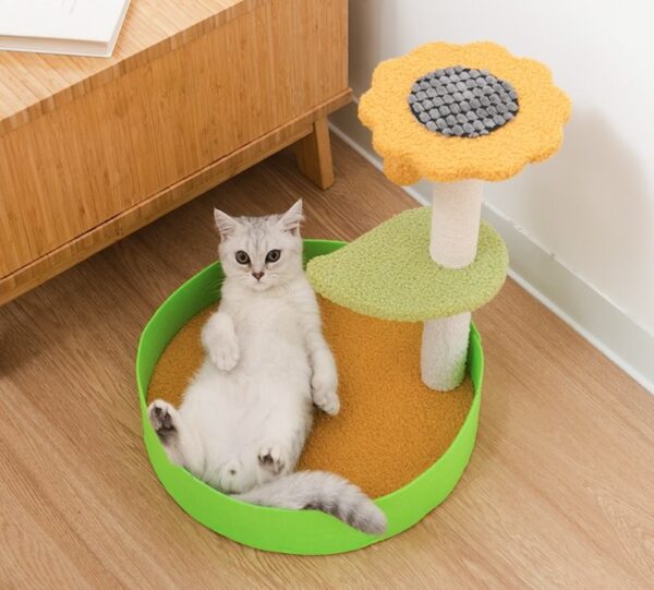 Cat Scratching Post with Top Perch and Ball - JHMPJMP02