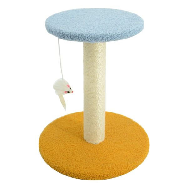 Cat Scratching Post with Top Perch and Feather Toy - JHMPJMH01 - Image 7