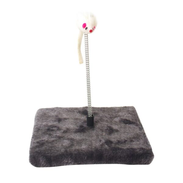 Cat Scratcher with Spring Feather Toy - JHMPJM001