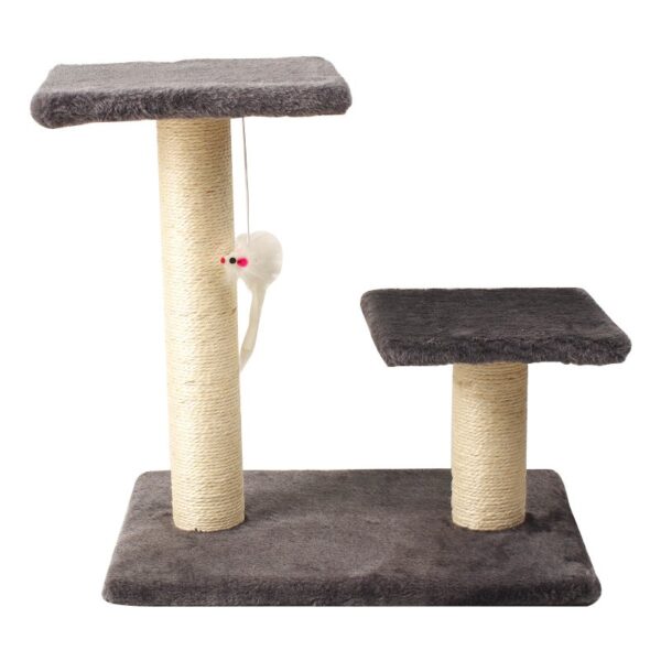 Cat Scratching Post with Top Perch and Feather Toy - JHMPJM004 - Image 2