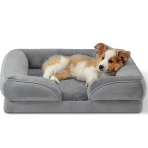 Orthopedic Dog Bed with Bolster- JHGW030