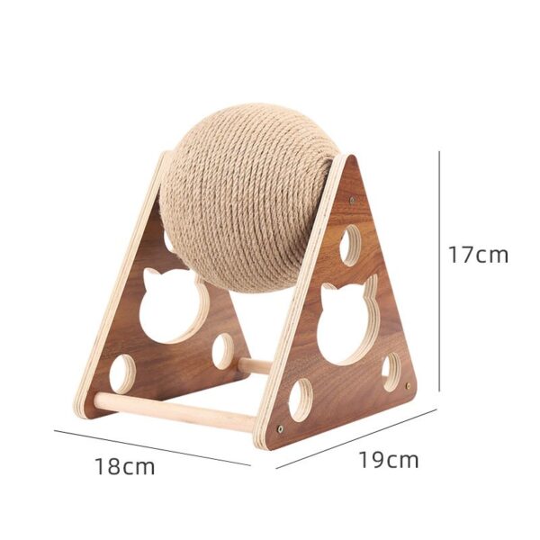 Natural Sisal Cat Scratching Ball Toy - JHMZB001 - Image 4