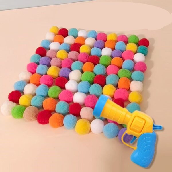 Gun Launcher with Balls Cat Toy - JHMWJ018 - Image 2