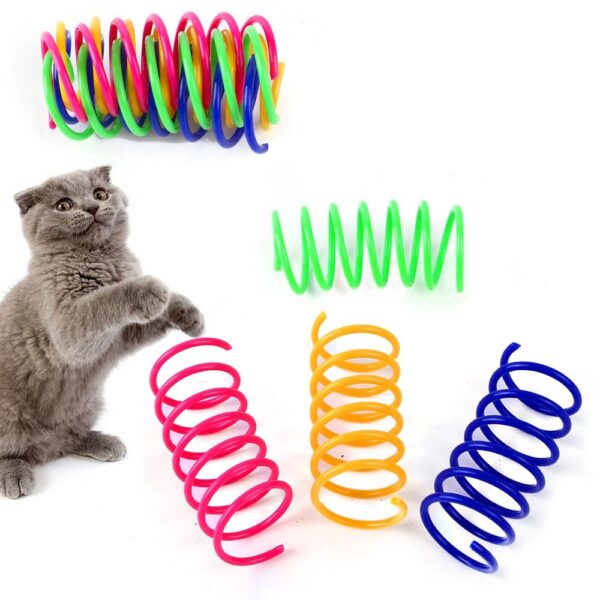 Plastic Spiral Spring Cat Toy - JHMWJ022
