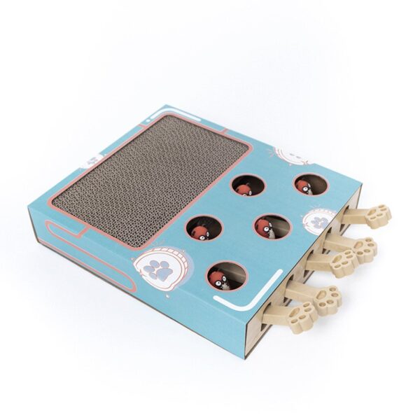 Whack a Mole Scratching Board Teaser StickCat Toy - JHMWJ024 - Image 7
