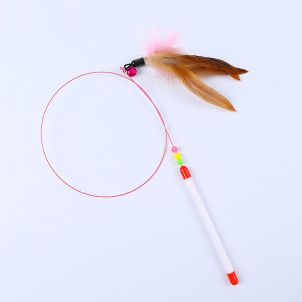 Feather Wand Cat Toy - JHMWJ028 - Image 5