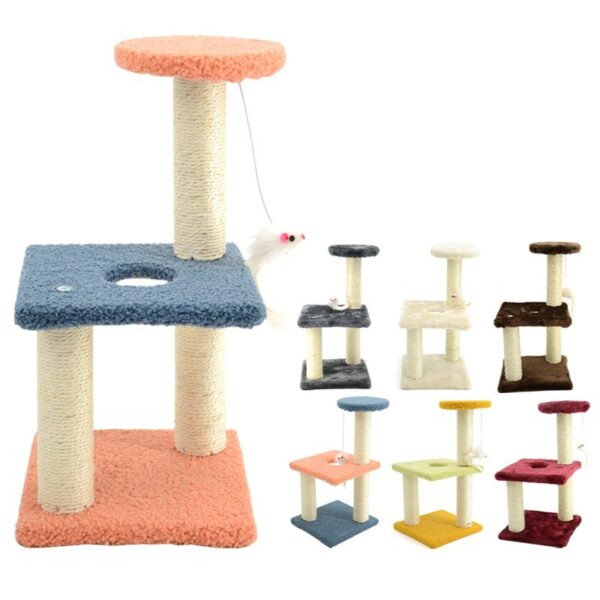 Cat Scratching Post with Top Perch  - JHMPJMX01 - Image 2