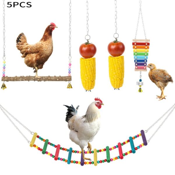 Chicken Swing and Xylophone Ladder Pendant Toys - JHXDW023