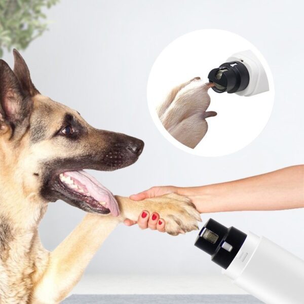 Rechargeable Dog Nail Grinder with LED Light - JHMR019 - Image 2