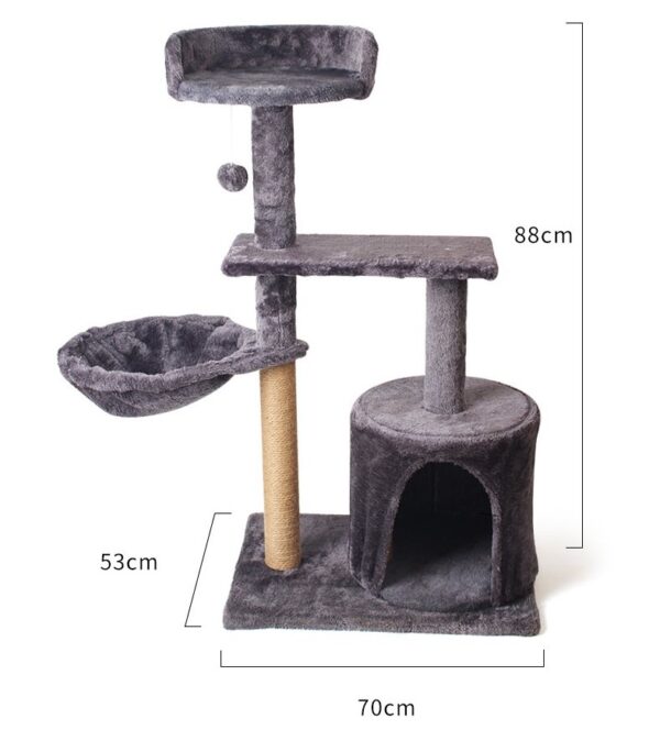 Cat Condo Cat Tree Towel with Platform  - JHMPJMD-02 - Image 10