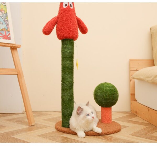 Cat Scratching Post with Top Perch - JHMPJMF16 - Image 4
