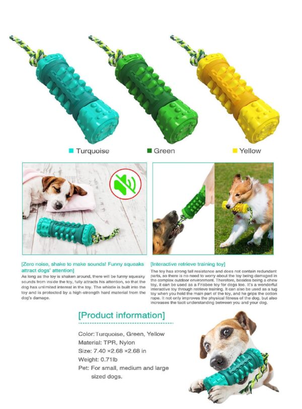 Stick Chew Squeeky Dog Toy - JHGWJ010 - Image 2