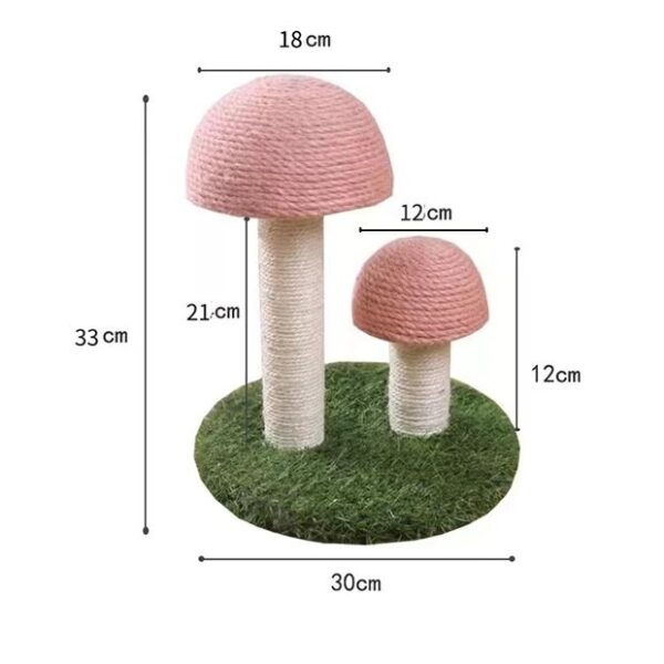 Mushroom Cat Scratching Post  - JHMPJMP04 - Image 4