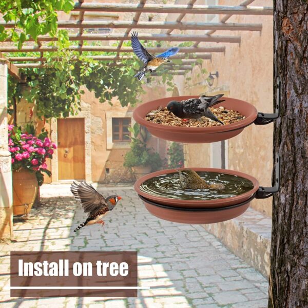 Outdoor Tree Bird Feeding Plate Cup with Clip - JHN015 - Image 8