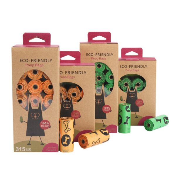 Biodegradable Dog Waste Poop Bags with Dispenser - JHWS002