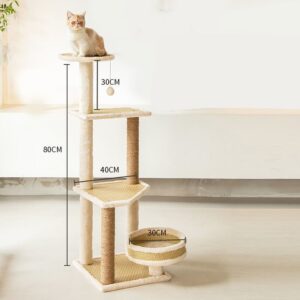 Multi- Level Cat Tree Towel with Platform - JHMPJMT24