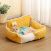 Floral Woven Rectangle Pet Sofa Bed - JHMW021
