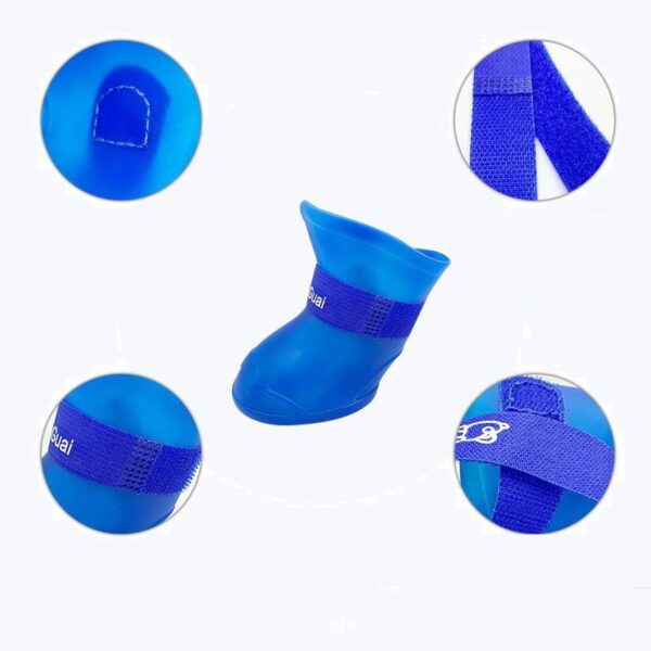 Dog Rubber Rain Shoes Boots - JHXZ003